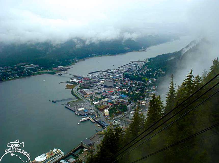 Juneau: Vista do Teleférico Mount Roberts