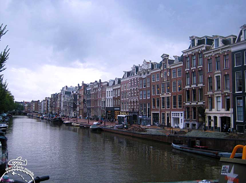 Amsterdã: Canal na área central da cidade