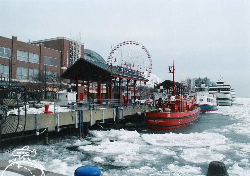 Navy Pier no inverno