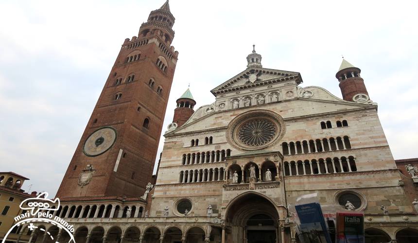 Catedral e o Batistério de Cremona