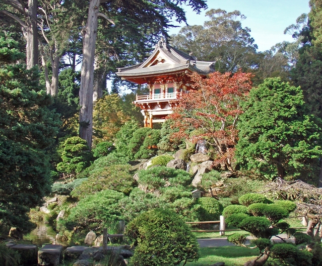 Golden Gate Park - Pagoda no Japanese Tea Garden