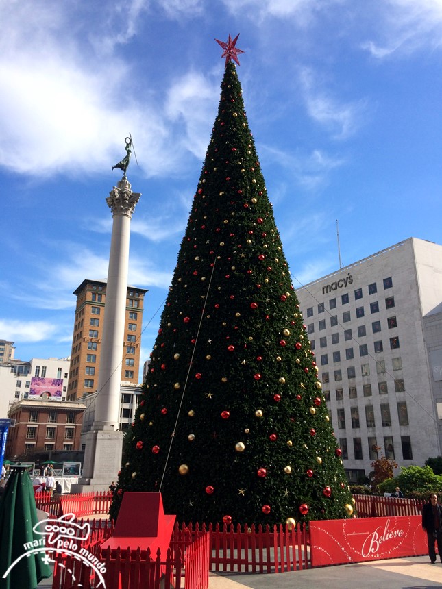 Arvore de Natal em Union Square