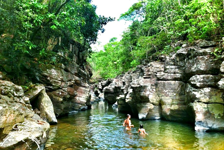 Chapada dos Veadeiros com criança