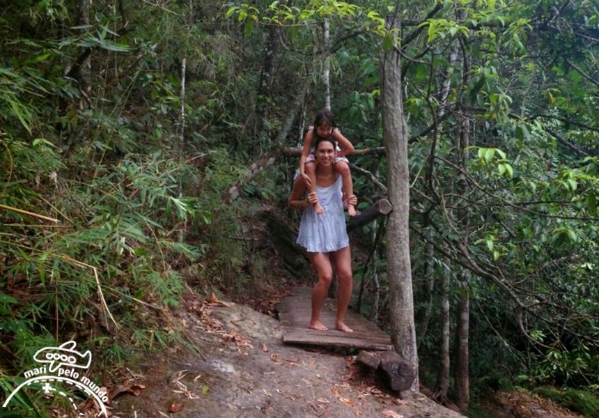 Chapada dos Veadeiros com criança