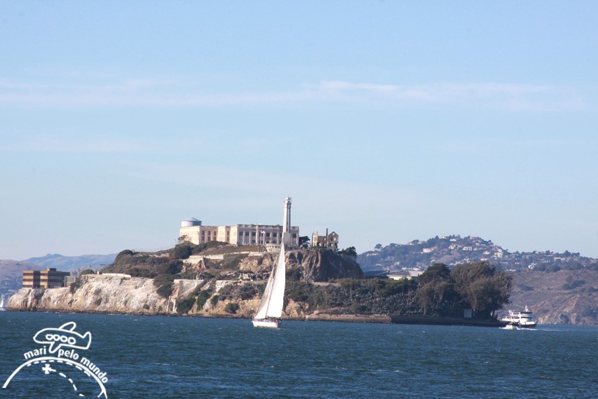 Alcatraz - visto do barco