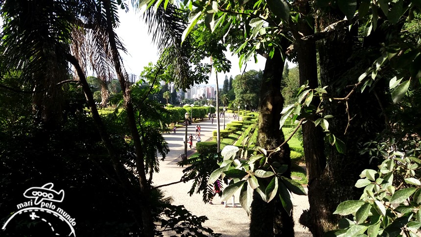 Parque da independência - O Jardim