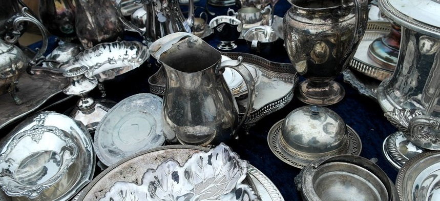 feira de antiguidades