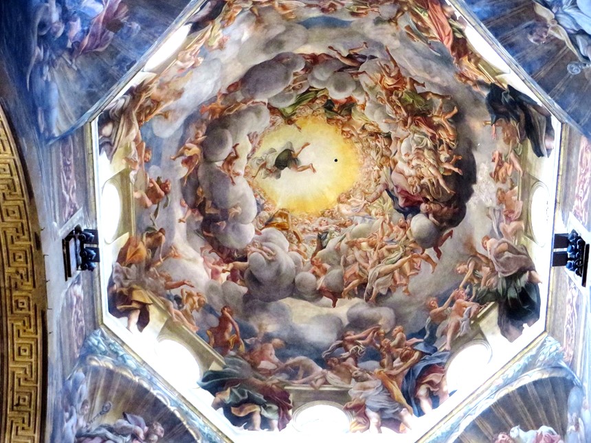 Cupula da catedral de Parma