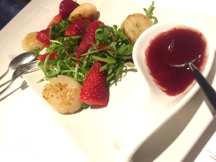 Restaurante Brac em Braga, Portugal - Morangos