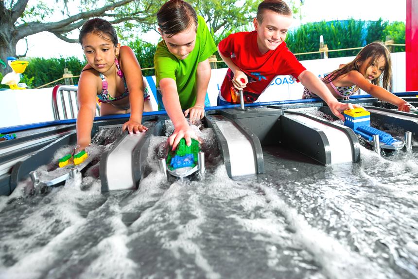 SARASOTA, FL - March 11, 2016 -- LEGOLAND Florida Resort opens Build-a-Boat In the Water Park. (PHOTO / CHIP LITHERLAND)