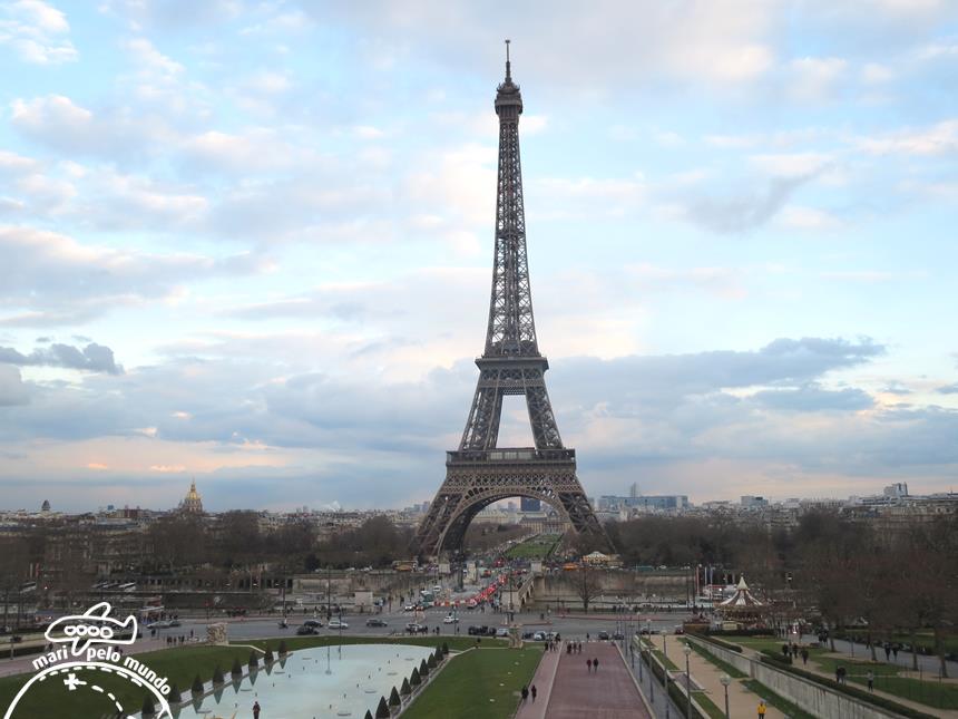 Torre Eiffel vista do Trocadero
