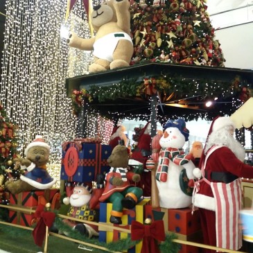 Decoração de Natal em Shopping Center