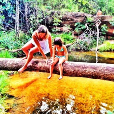Chapada dos Veadeiros com criança