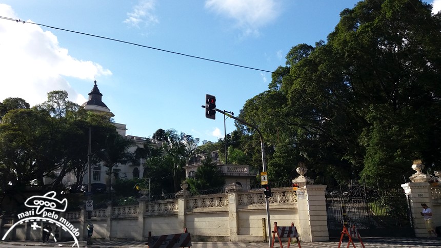 Mansões ao redor do Parque da Independência