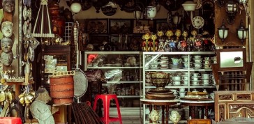 feira de antiguidades