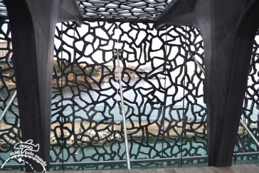 A estrutura de fechamento do MuCEM