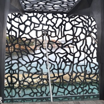 A estrutura de fechamento do MuCEM