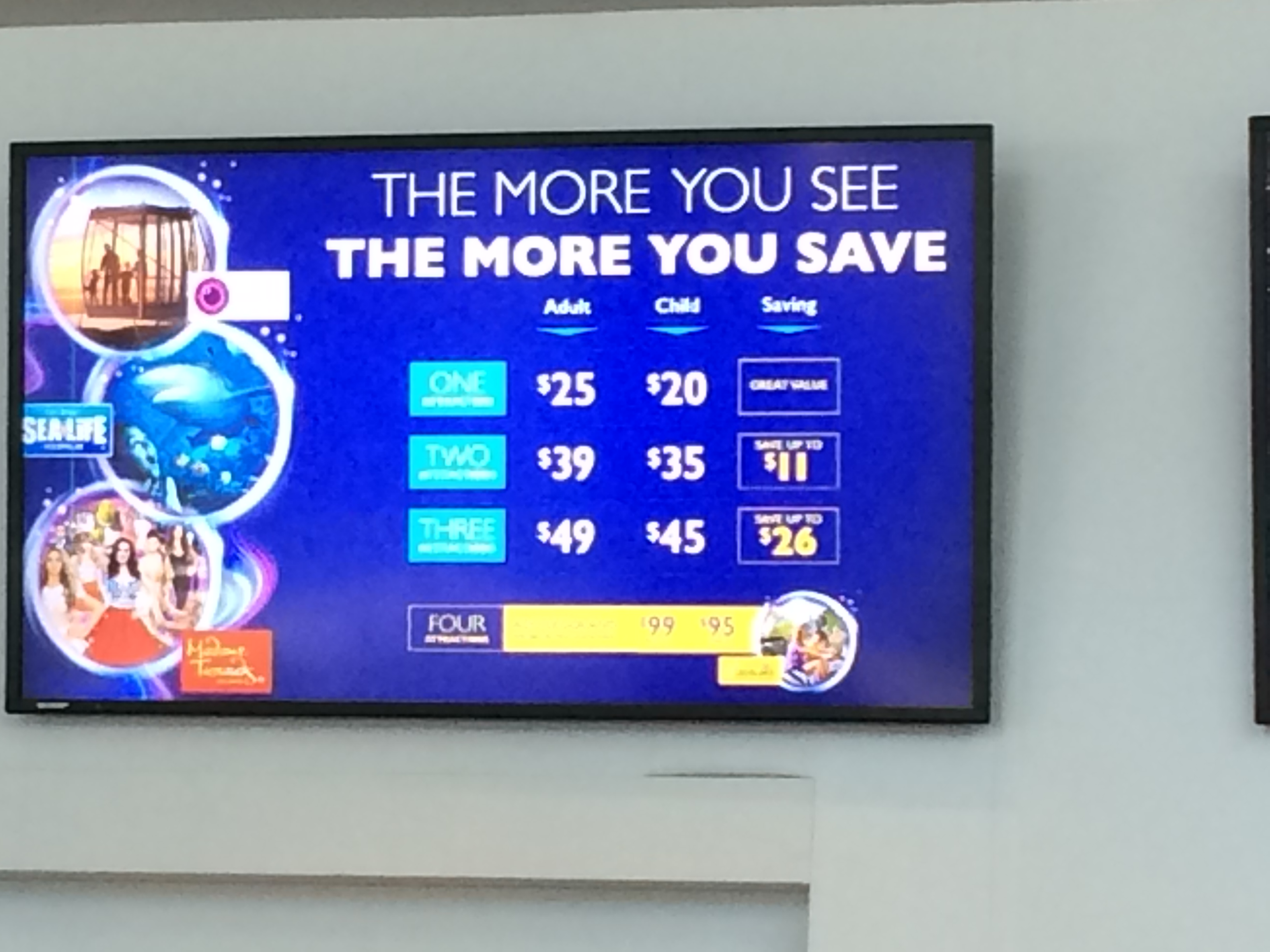 Sea Life, Orlando Eye e Madame Tussauds (2)