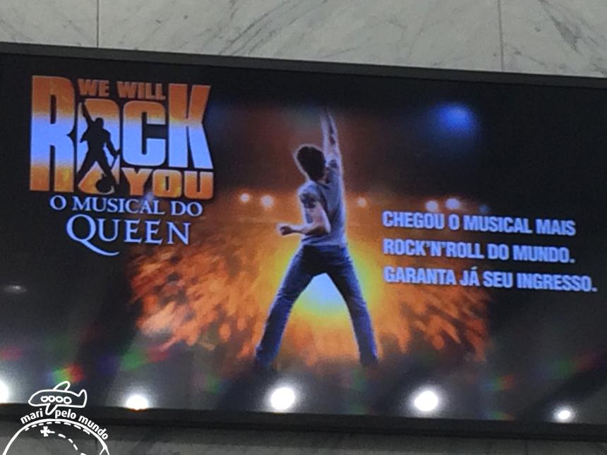  Cartaz da peçca We will rock you