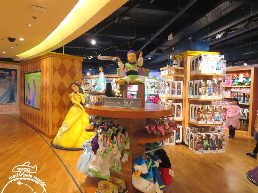 Area da Disney na Galeries Lafayette