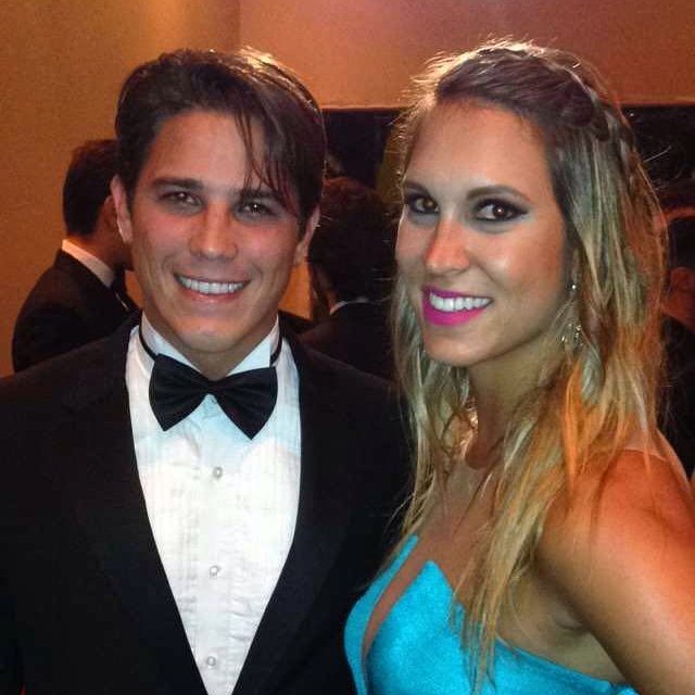 Romulo Neto e Ana Paula Favero na Amfar 2016
