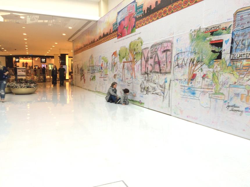 2 - Parede de pintura Iguatemi Alphavile