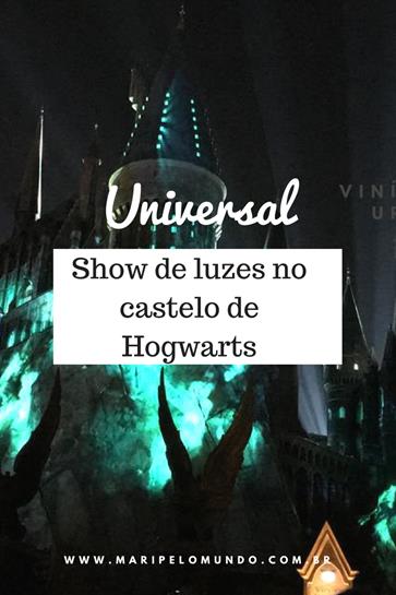 Universal - Show de Luzes no Castelo de Hogwarts