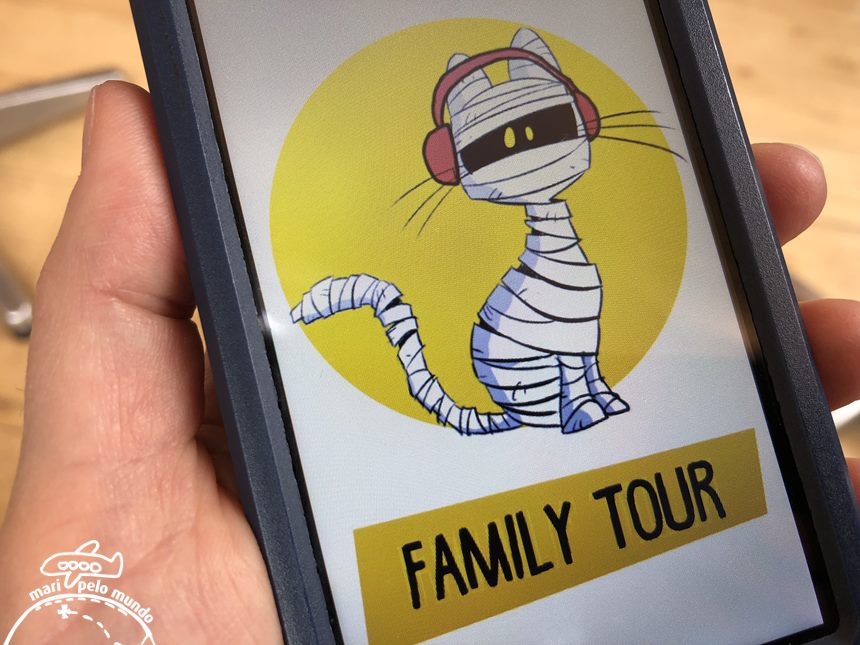 Family Tour no Museu Egípcio de Turim