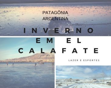 Inverno na patagônia - PATINS NO GELO EM EL CALAFATE